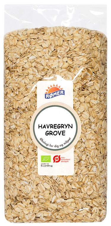 Havregryn - Grove, 750 g. Økologisk